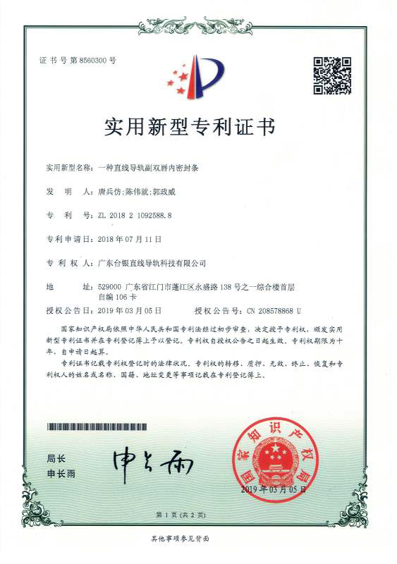 一种嘿嘿视频在线观看副双唇内密封条